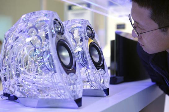 哈曼展出的新款音响