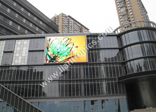 上海不夜城广场室外全彩LED显示屏 