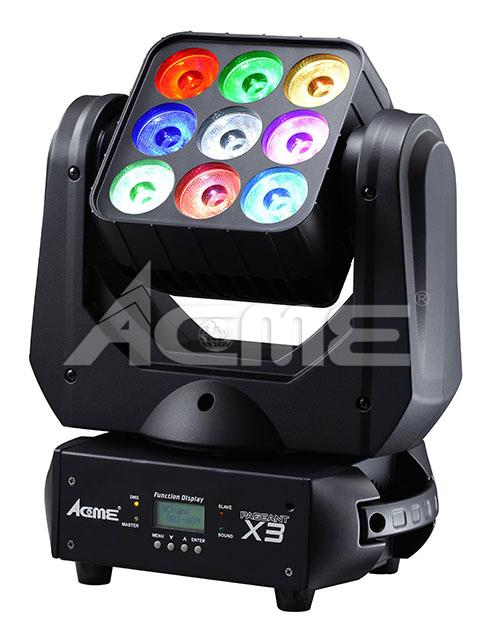 夜场最新LED摇头灯：ACME推出新款灯具CM-X3 