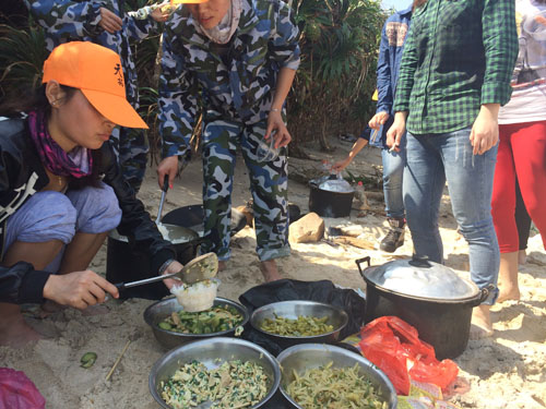 挑战极限 中祥创新打造两天一夜荒岛生存磨砺团队