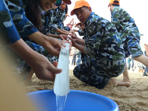 挑战极限 中祥创新打造两天一夜荒岛生存磨砺团队
